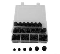 Protective Hex Screw for Nuts Bolts 145pcs Hexagonal Covers Made from Nylon Material to Prevent Rust and Dust with Storage Box