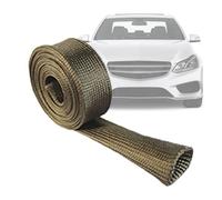 Protective Hose Sleeve, Heat Shield Fire Sleeve, Cable Cover Sheath Protection, Heat High Temp Shield For Automotive Hose Lines Wires & Electrical Wiring, 13mm/19mm/25mm ID, 3 Meters / 10Ft