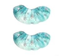 Protective Ice Skate Blade Covers Made of Soft Polyester Fiber, Prevent Scratches and Moisture, Suitable for Hockey and Figure Skates (Green)