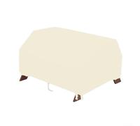Protective Kids Picnic Table Cover, Designed for 3 in 1 Sand & Water Activities, Waterproof with Adjustable Features for Wind Resistance (beige)