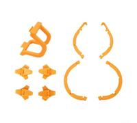 Protective Kit for DJI Neo 2 with for impact Bumper and Scratch Resistant Cover, Includes Folding Tripod for Height Enhancement, PC Material Accessory in Black(orange)