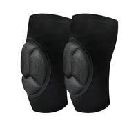 Protective Knee Pads,Knee pads sports adults,Thick Sponge Anti-Collision Knee,for Volleyball,Basketball,Football,Dance,Skateboard,Outdoor Sport Highly Elastic Knee Protector 1 Pair-Black (size L)