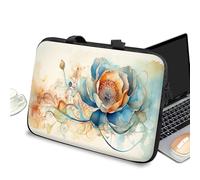 Protective Laptop Case Sleeve 13 inch with Handle and Zipper, Tablet Carrying Case Laptop Cover Briefcase Portable Tote Bag for Men Women, Abstract Art Flower