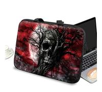 Protective Laptop Case Sleeve 13 inch with Handle and Zipper, Tablet Carrying Case Laptop Cover Briefcase Portable Tote Bag for Men Women, Skull Tree