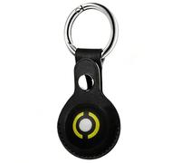 Protective Leather Case for Brook Pocket Auto Catch Light with Portable Anti-Lost Keychain(Black)