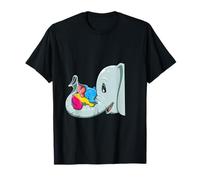 Protective Mama Pansexual Kid and LGBTQ Mame Elephant T-Shirt