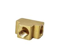 Protective mats, 1PC 3 Ways 4 Brass Pipe Fitting 1/8" 1/4" 3/8" 1/2" BSP Female(3 Ways,1/4")