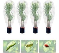 Protective Mesh Net with Zipper and Drawstring for Garden Plants Trees Shrubs Against Birds Animals Insects Weather Outdoor Gardening (3 * 3m)