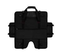 Protective Monitor Carrying Case - Adjustable Computer Travel Bag Organizer | Multi-Pocket Storage Case, Portable Display Pouch for 20-24 inch Screens, Black, Se référer au descriptif, Refer to