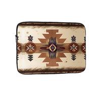 Protective Native American Patterns Laptop Case 12 inch with Polyester Foam Filling Layer for Business Travel, Office