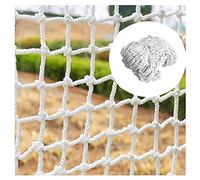 Protective net safety net nylon cargo rope net white children's safety net decoration net protection fence climbing braided rope truck cargo trailer netting net mesh nets, for rail balcony railing T,