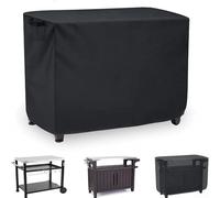 Protective Outdoor Cover for Dining and BBQ Tables Waterproof, Tear Resistant, Adjustable Drawstring for Secure Fit Against Elements (133 * 57 * 90cm)