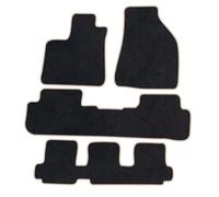 Protective pad Car Floor Mats Waterproof Floor Mats Carpet Non-slip Floor Mats For Toyota For Highlander (U5) 2015 And Later Models(Light brown)