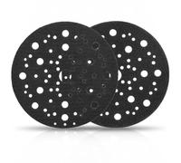 Protective Pad Diameter 150 mm 70-Hole, Pack of 2 Sanding Disc Protectors with Velcro Fastening, Compatible with Mirka 8295612111, Protective Pad for Random Orbital Sanders, Polishing Disc, Protective