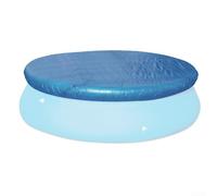 Protective PE Pool Cover Keeps Your Swimming Pool Clean with Drawstring for Wind Resistance (Dia.: 457cm)