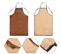 Protective Polyurethane Welder Apron with Heat Insulation and Fireproof Qualities, Resistant to Oil and Agents, Designed for Welding and Kitchen Use
