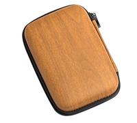 Protective pouch for 2.5" hard disk headphones and USB cord with multiple compartments