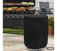 Protective Propane Tank Cover with Side Tabletop for 20lb For Standard Cylinder, Made of Heavy Duty Oxford Fabric with Waterproof PVC and Snug Adjustable Fit (31DIA*45H CM)