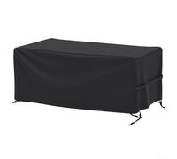 Protective Rectangle Patio Table Cover Waterproof With Windproof Corner Buckles And Adjustable Side Fasteners For Outdoor Chairs And Tables(74 * 47 * 28 inches)