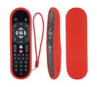 Protective Remote Cover ONLY for Sky Q 2020 Bluetooth Voice Remote Control EC201/EC202, Silicone Remote Case Anti-Slip Basketball Texture - Red (Please Confirm the Compatibility Through Figure 2)
