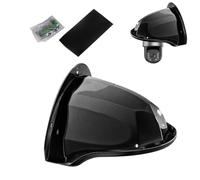 Protective Roof - Outdoor Security Camera Cover for Dome/Bullet Models, UV Rain Shield Attachment, Easy Install Design, High-End Monitoring Accessory, Wall Use Garden Home