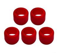Protective Rubber Boot For 1/4 Inch Hex For Impact Driver Bits To Prevent Wear And Tear With Secure Fit In Red Color Pack Of Two(A)