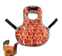 Protective Saddle for Hens - Waterproof Apron with Protection for Poultry Wings | Accessories for Chicken Coop and Habitat Poultry with Animated Wings Covers