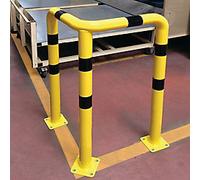 Protective Safety Barrier Steel Yellow, Black