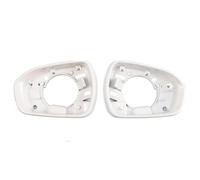 Protective shield For Ford For Mondeo 2013-2020 Car Side Rearview Mirror Cover Frame Lens Turn Bottom Lower Holder Painted(Pearl white frame L)