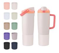 Protective Silicone Boots for Owala 30oz & 40oz FreeSip Sway Bottles & Tumblers, Anti-Slip Protective Sleeve for Owala Water Bottle (Sparkling Sherbet)