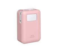 Protective Silicone Case Compatible for Anker Nano 45W 10000mAh, Power Bank Dust Cover Skin Shell Power Supply Carrying Travel Storage Cover Charger Organizer (Case Only) (Pink)