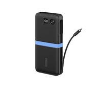 Protective Silicone Case for Anker 20000 mAh 87W A1383 Power Bank,Silicone Cover Sleeve Soft Shell with Lanyard for Anker 20000 mAh 87W A1383 Power Bank (Black)