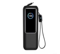 Protective Silicone Case for For Anker Zolo Power Bank, Seamless Design for Maximum Coverage and Protection (Black)