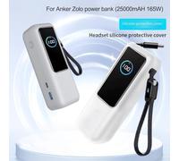 Protective Silicone Case for For Anker Zolo Power Bank, Seamless Design for Maximum Coverage and Protection (Gray)