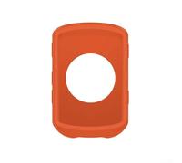 Protective Silicone Case for Garmin Edge 540 and 840 Bicycle Computers with Tempered Film Screen Protector (orange)