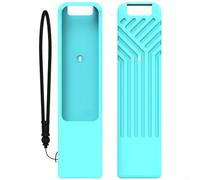 Protective Silicone Case for LG MR25GA Remote Control with Glow in the Dark Feature and Lanyard, Custom Tailored Fit (Luminous Blue)