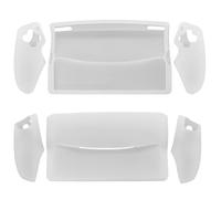 Protective Silicone Case for PS Portal Console, Shockproof Anti-Slip Cover Sleeve with Split Design Lightweight Drop-Proof Soft Shell for PSP Handheld Gaming Device (White)