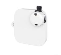 Protective Silicone Case for Soundcore Work AI Voice Recorder Featuring Shock Absorption and Dust Prevention (White)