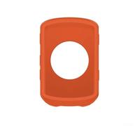 Protective Silicone Case with Tempered Film Screen Cover Compatible with For Garmin Edge 540/840 Bike Computers (orange)