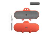 Protective Silicone Cover for Beats Pill (2024 Release) Portable Bluetooth Speakers - Shockproof, Dustproof, and Waterproof for Worry-Free Use Anywhere,Red