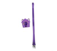 Protective Silicone Cover for Bitzee Interactive Toy - Anti-Fall Dustproof Sleeve - Portable Carrying Case with Strap - Multi-Colour - 8.2x8x5cm(Purple)