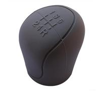 Protective silicone cover for car gear shift knob, non-slip design suitable for 5-speed manual transmissions, guarding shifters from wear and damage (Gray)