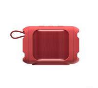 Protective Silicone Cover for JBL GO 5 - Anti-Scratch Soft Case for Portable Speaker - Long-Lasting Travel Skin 18x8x4cm(Red)