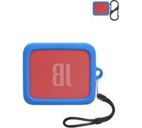 Protective Silicone Cover for JBL GO ESSENTIAL Portable Bluetooth Speakers - Shockproof, Dustproof, and Waterproof for Worry-Free Use Anywhere,Blue