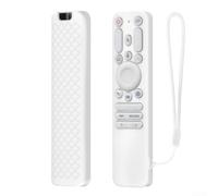 Protective Silicone Cover for LG AKB76044412 Remote Control Shields Against Dust and Damage (White)