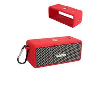 Protective Silicone Cover for Marshall Emberton II Portable Bluetooth Speakers - Shockproof, Dustproof, and Waterproof for Worry-Free Use Anywhere,Red