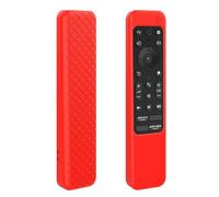 Protective Silicone Cover for Sony RMF-TX800U Remote Control, Washable Dustproof Anti Slip Shockproof Skin Case for Sony X80K X90K X95K Series 4K Ultra HD TV Voice Remote (Red)