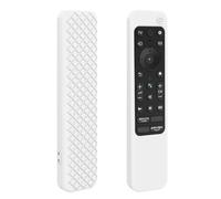 Protective Silicone Cover for Sony RMF-TX800U Remote Control, Washable Dustproof Anti Slip Shockproof Skin Case for Sony X80K X90K X95K Series 4K Ultra HD TV Voice Remote (White)