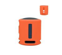 Protective Silicone Cover for SONY SRS-XB 100/SRS-XB 13 Portable Bluetooth Speakers - Shockproof, Dustproof, and Waterproof for Worry-Free Use Anywhere,Orange