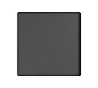 Protective Silicone Floor Mat Featuring Raised Edges to Contain Spills and Maintain Stability Under Appliances and Potted Plants (Black A)